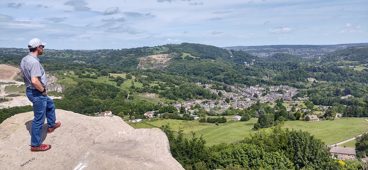 View of Jay at Black Rock just before our 100 day in lockdown