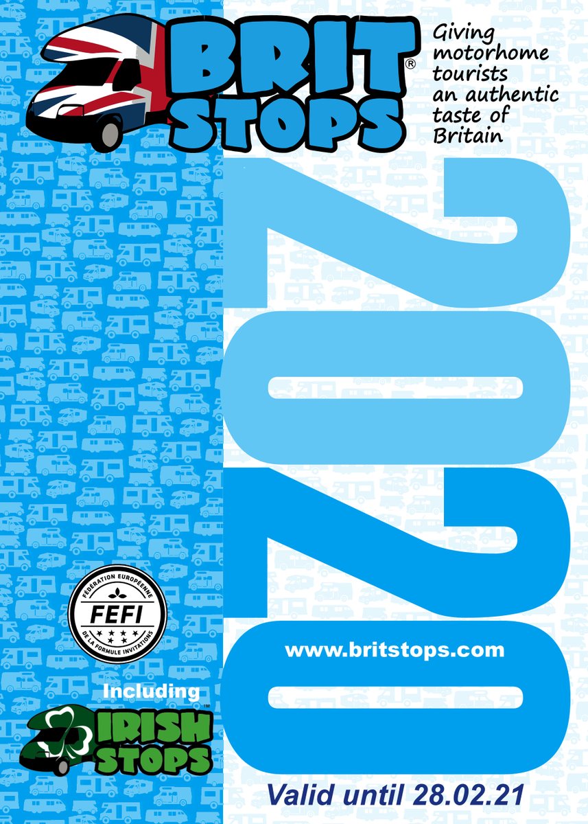 2020 Britstops Guide Motorhome Overnight Stay Stopover Sleep