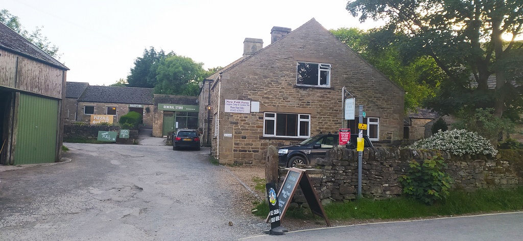 The Entrance to Newfold Farm Campsite, Edale