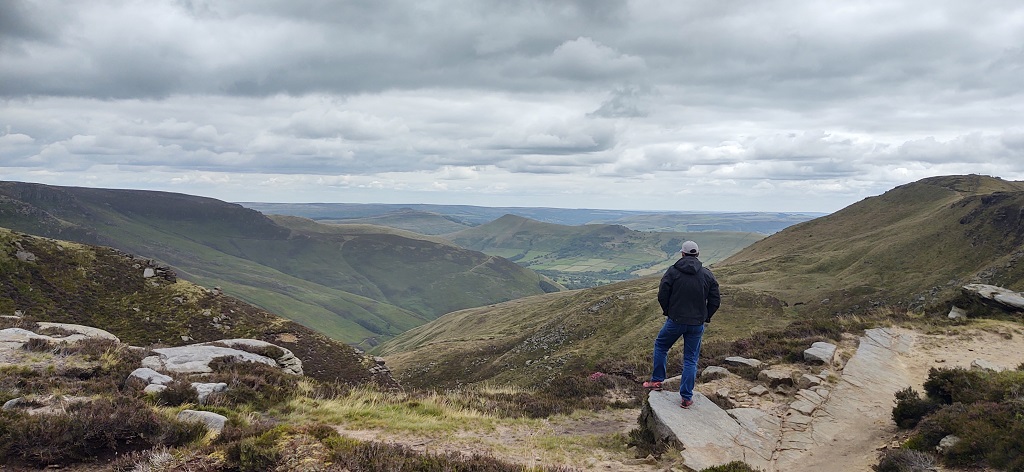 On moorland overlooking Edale