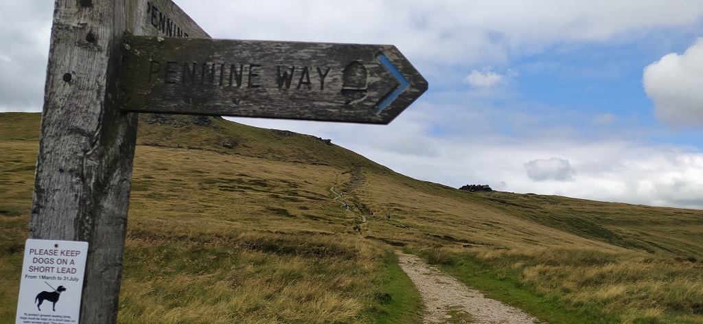 Pennine Way Sign Near Edale
