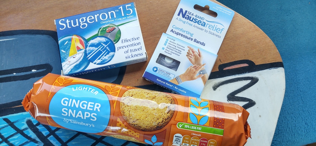 seasickness cures for ferry to Spain