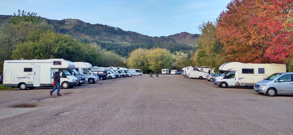 motorhome aire cabarceno parque Santander Spain