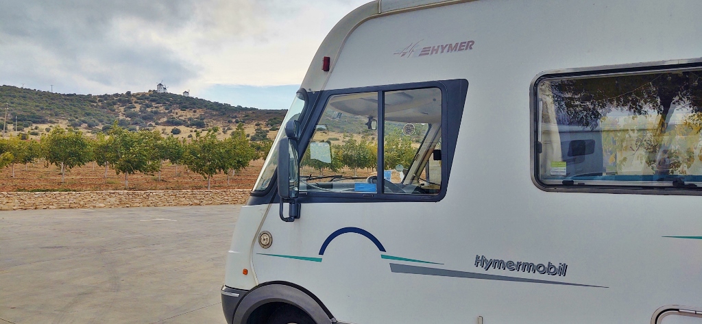 Motorhome Aire Puerto Lapice, Spain