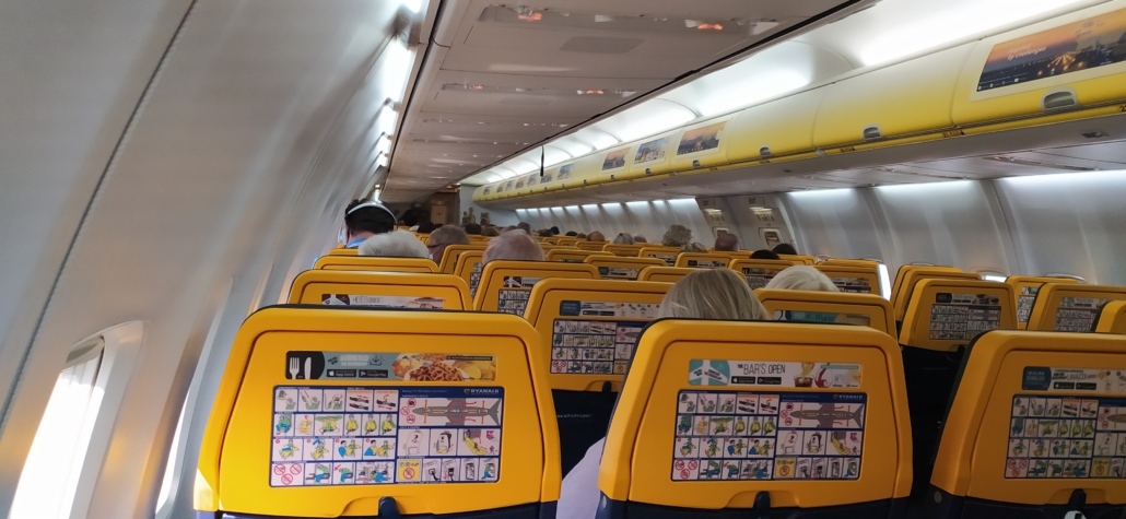 Flying in a Pandemic, A Fair Few Empty Seats on Our Flight