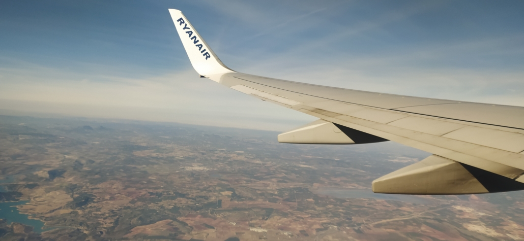 One minute flying above Andalusia...