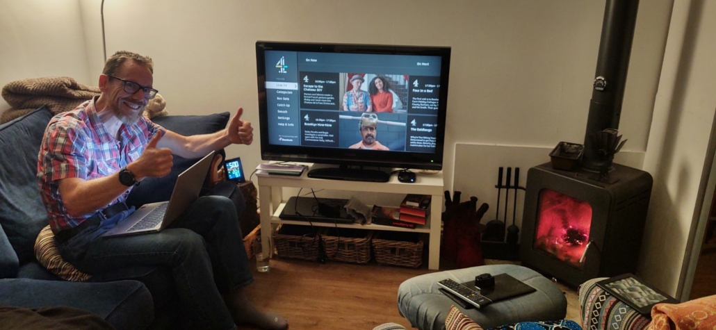 Thanks for loaning us the TV Jon and Sue!