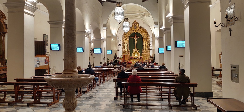 Nerja Church Christmas Eve