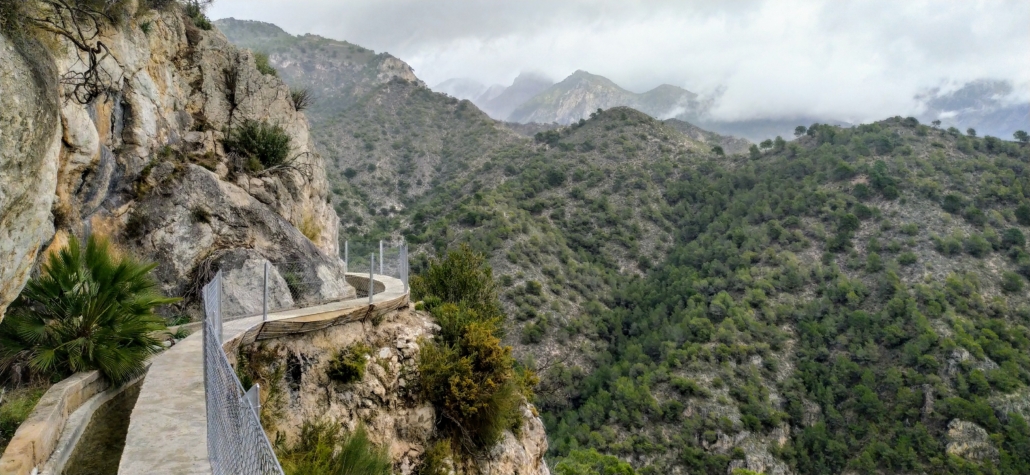 The Acequia de Lizar, Frigiliana, Málaga