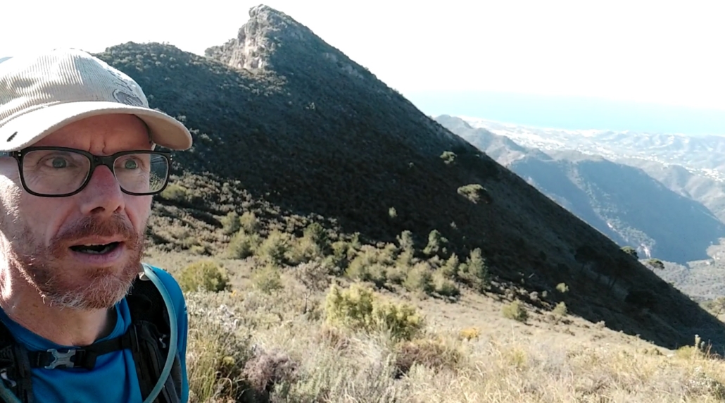 Yours truly on the hike up to Almendrón