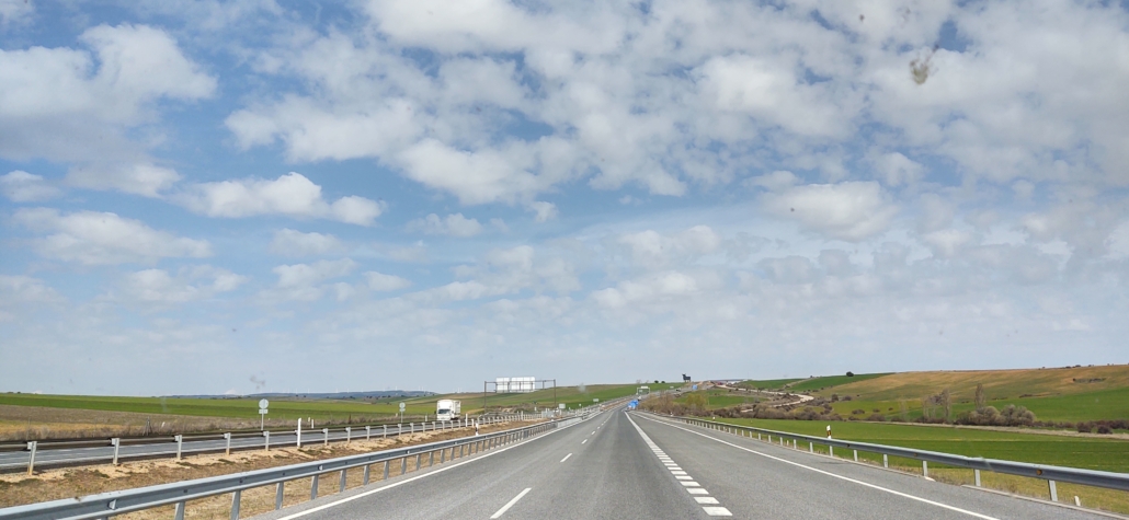 spain in a motorhome roads