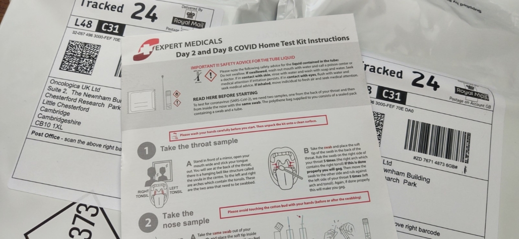 Our Day 2 and Day 8 COVID-19 PCR Tests