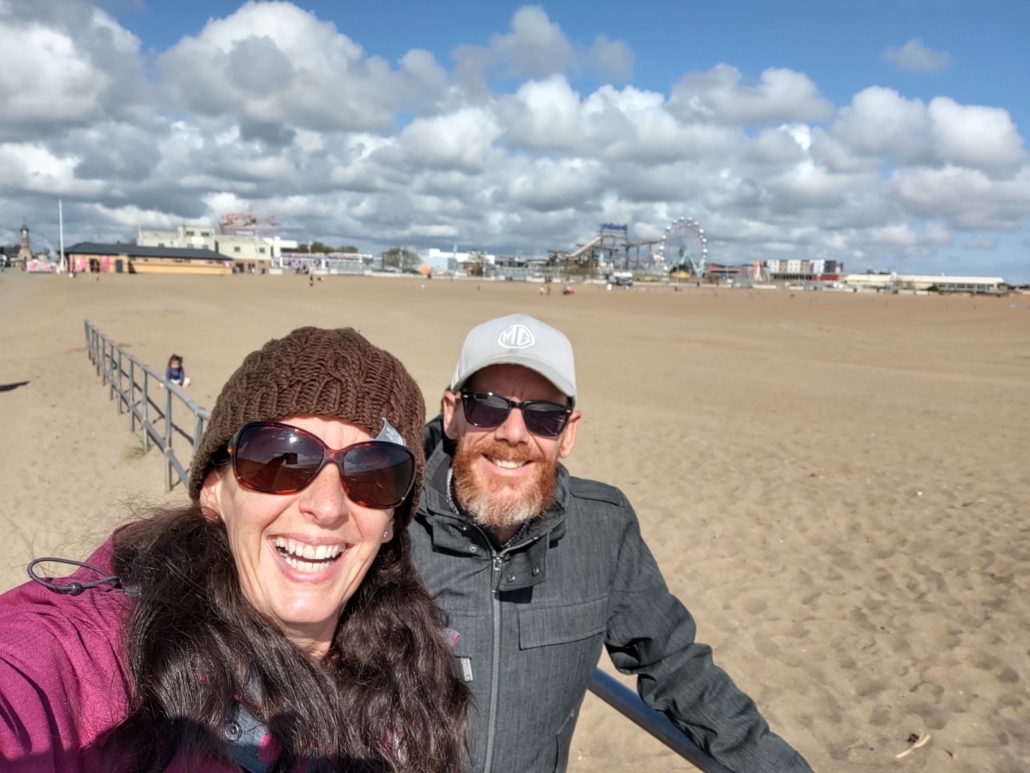 Julie and Jason ourtour motorhome blog in Skegness, UK