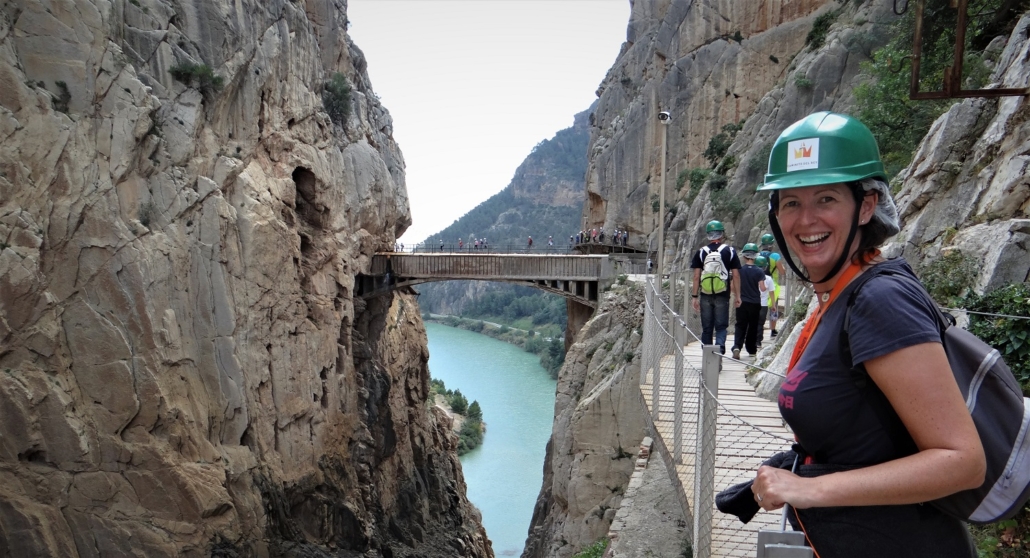 Walking the incredible Caminito del Rey north of Málaga, Spain