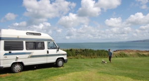 Campervan Isle of Mull Seaside Campsite Scotland
