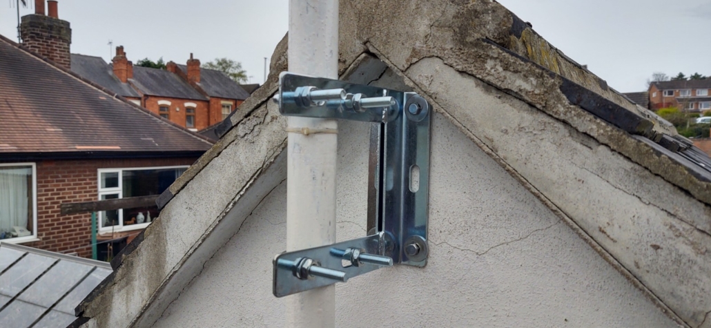 The Heavy-Duty Antenna Pole Stand-Off Mounting Bracket