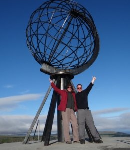 OurTour motorhomers at the top of Norway