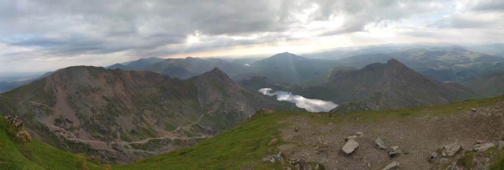 Panomaric Photo from Snowdon Summit