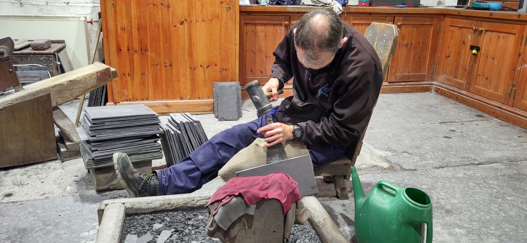 demonstration slate museum llanberis wales