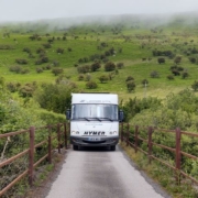 motorhome garth farm capel curig north wales entrance