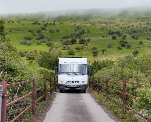 motorhome garth farm capel curig north wales entrance