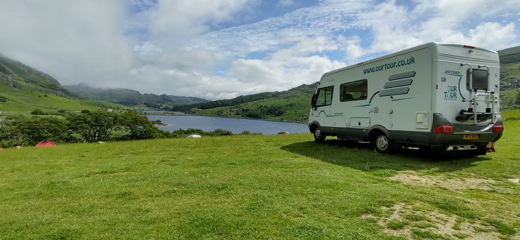 motorhome north wales garth farm capel curig