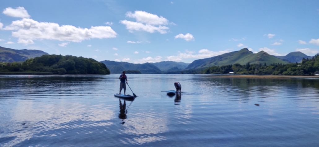 Supping on Derwent Water in Keswick