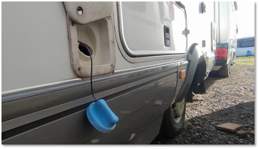 motorhome fresh water external fill point