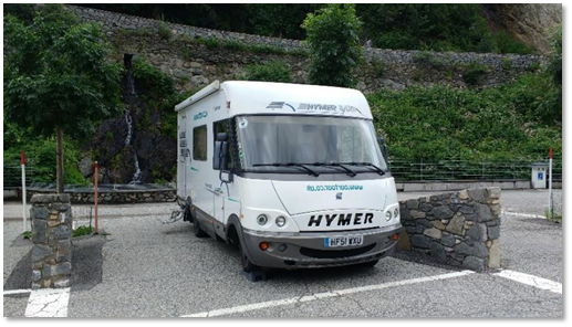 A Class Motorhome from Hymer