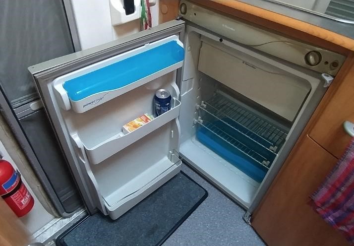 Motorhome camper van three way fridge freezer