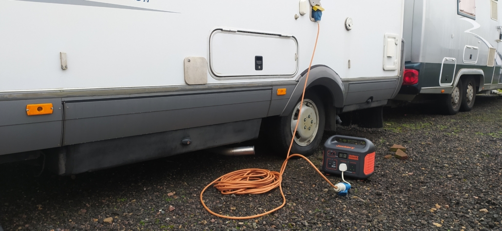 We have a solar panel, but also plan to top off our motorhome batteries using our Jackery Explorer over the winter.