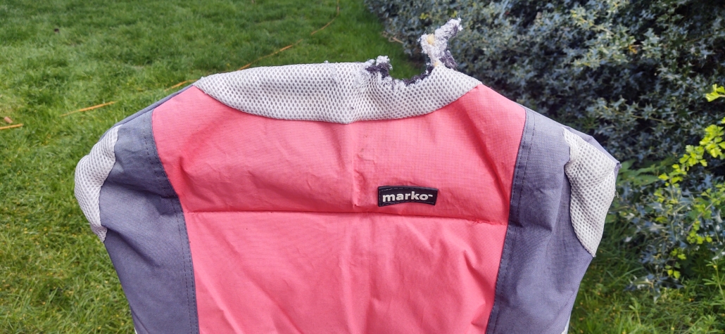 Mice have eaten part of our chair in our motorhome