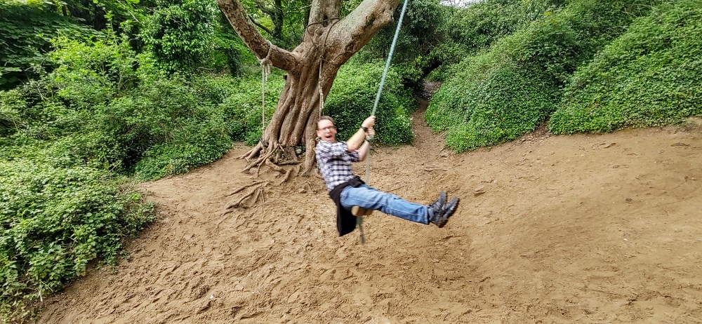Jay on ropeswing