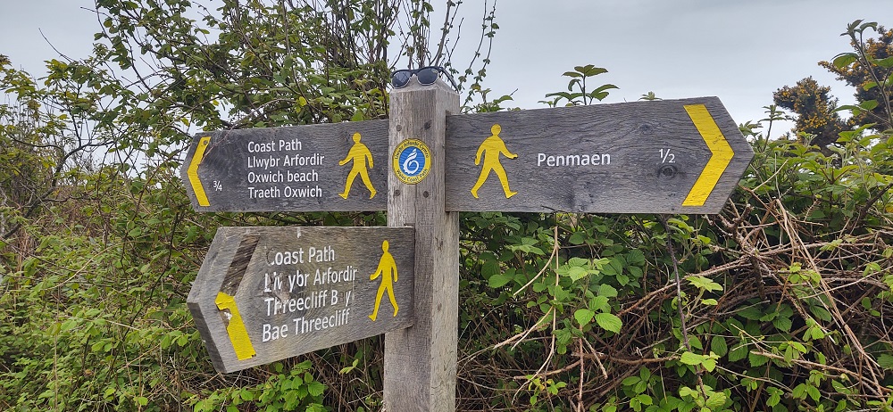 Gower Coastal Path Signs