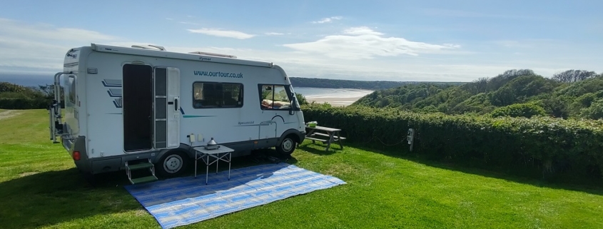 Nicholaston Farm Campsite Motorhome Pitch