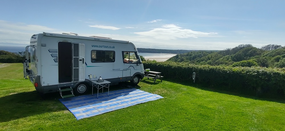 Nicholaston Farm Campsite Motorhome Pitch