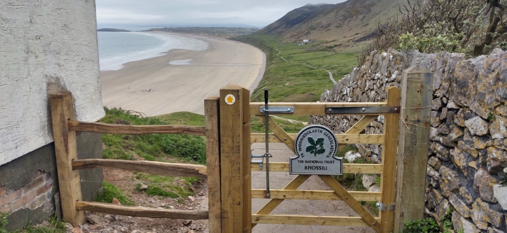 Looking back across the bay towards Hillend from Rhossili