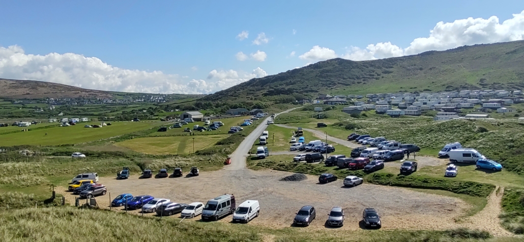 Hillend Campsite and Beach Parking