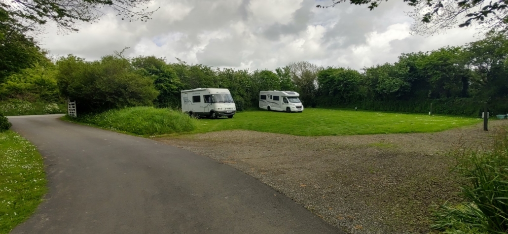 The Certified Site we're on at Palmerston Cottages, Haverfordwest