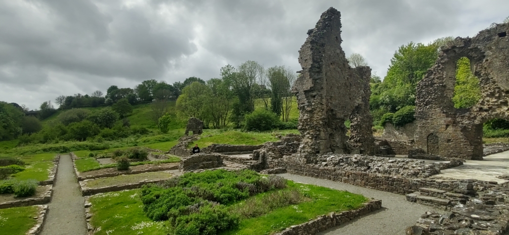 The ruins of Haverfordwest Priory