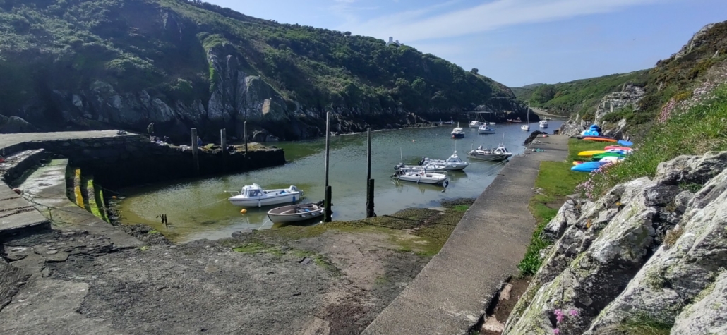 Porthclais Harbour, about a 2 mile walk from St Davids