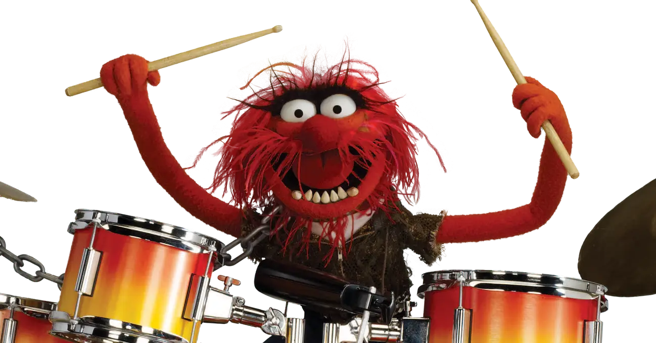 Jay is Animal from the Muppets