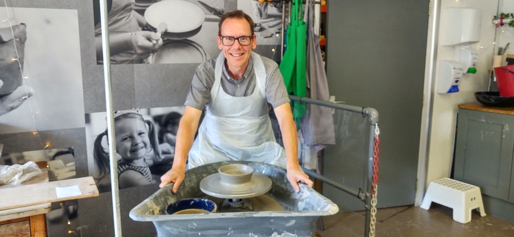 pottery experience at Denby pottery