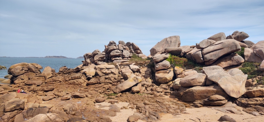 pink granite coast france
