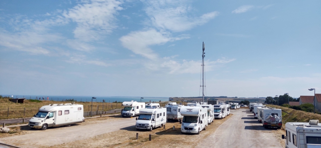 motorhome aire Le Treport France