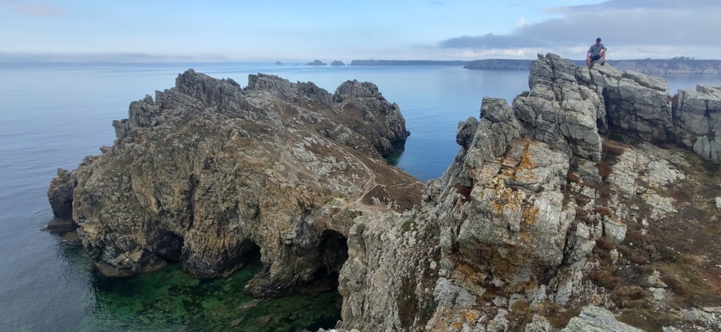 I'd properly got the heebeegeebies sat there - as soon as Ju took the photo I was off away from the edge!
