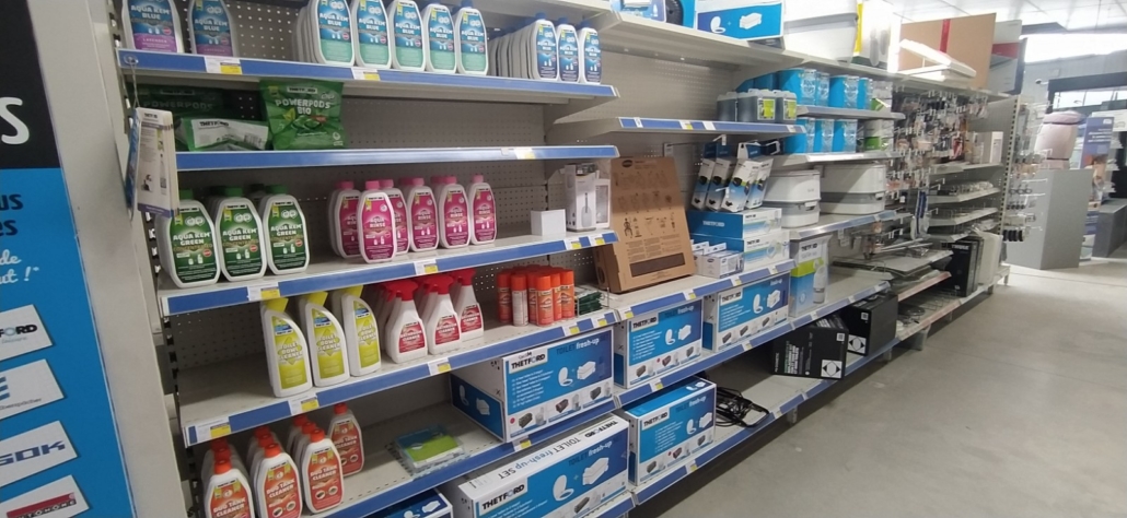 Replacement Thetford cassettes, chemicals and porta potties at Narbonne Accessories