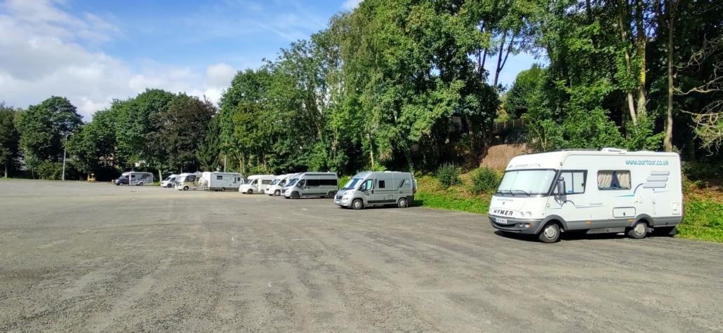 Motorhome parking Fougeres France