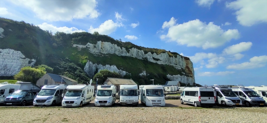 Motorhome aire Saint-Valery-en-Caux