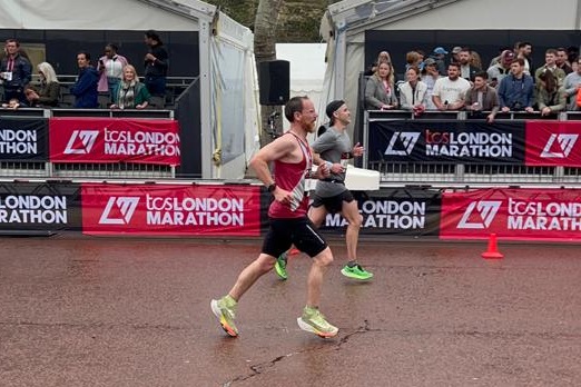 Thanking the gods I'm on the Mall and the pain is about to be over, London Marathon 2023